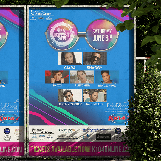 Brand Identity: KFest at Bethel Woods - made by Amanda Davis