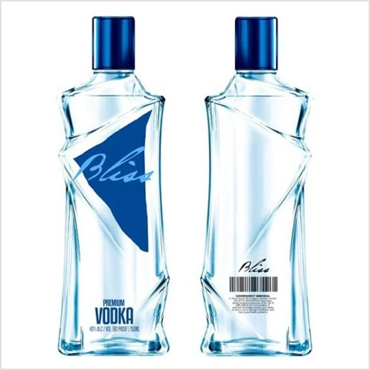 Bliss Vodka Bottle Design - made by Amanda Davis