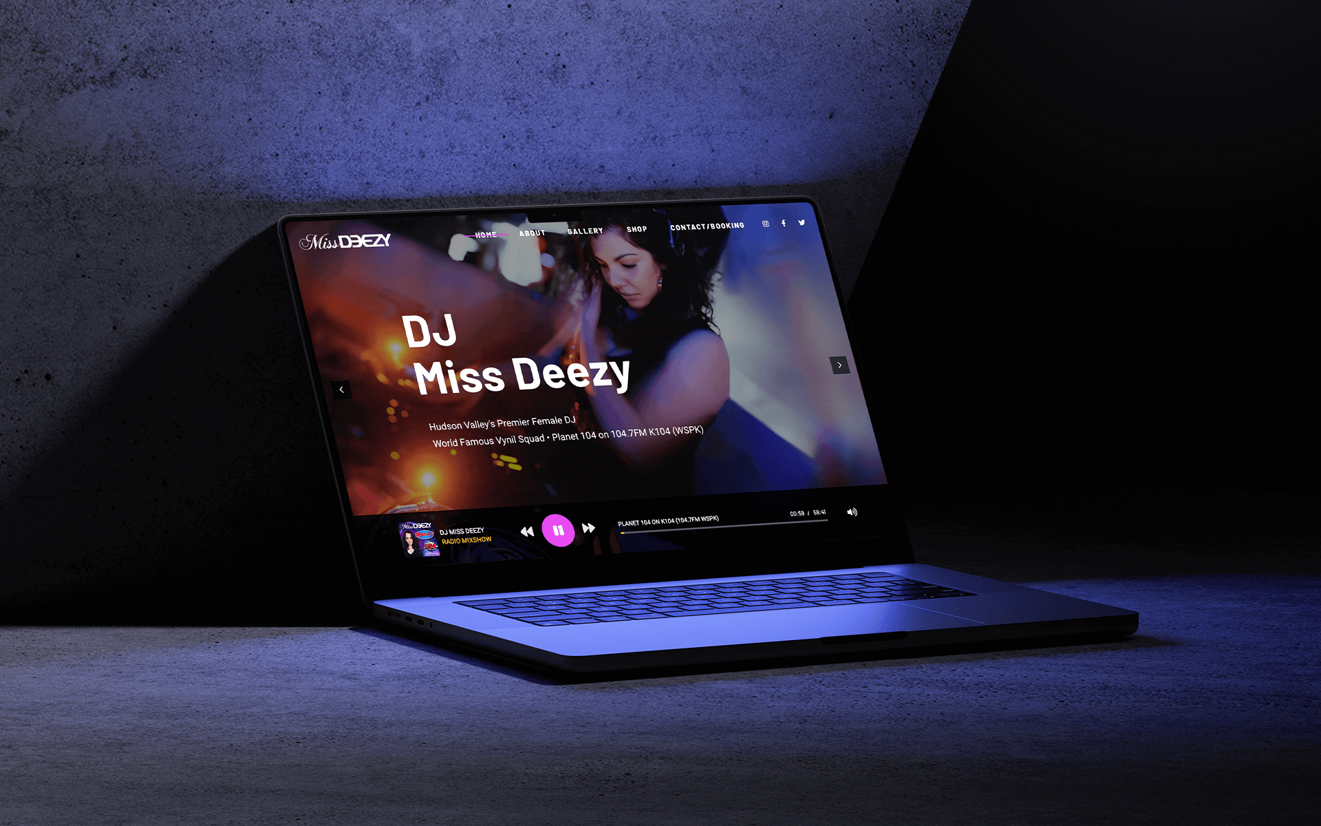 Brand Identity: DJ Miss Deezy - made by Amanda Davis