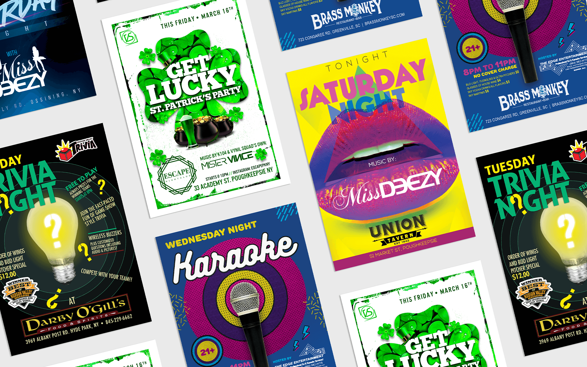 Flyers - made by Amanda Davis