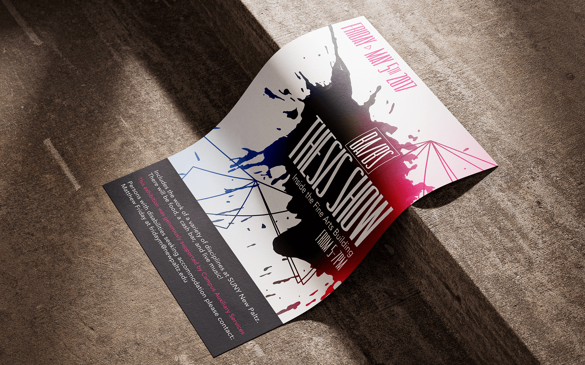 Thesis Poster - made by Amanda Davis